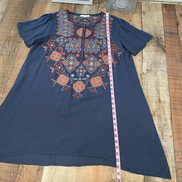 Andree’ by Unit Gray Embroidered Dress - Picture 9 of 11